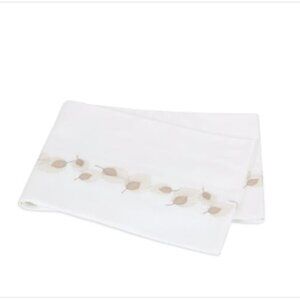Matouk Feather Cotton Flat Sheet, Full/Queen